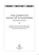 Tapa de The Complete sagas of Icelanders