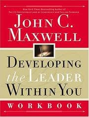 Tapa de Developing the leader within you workbook