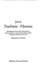 Tapa de Trachinie ; Filottete