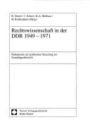 Tapa de Rechtswissenschaft in der DDR, 1949-1971