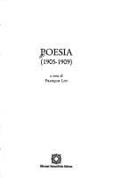 Tapa de Poesia (1905-1909)