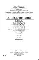 Tapa de Cours d'histoire de la musique