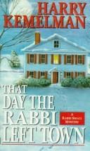 Tapa de That day the Rabbi left town