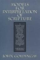 Tapa de Models for interpretation of Scripture