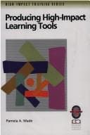 Tapa de Producing high-impact learning tools