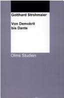 Tapa de Von demokrit bis Dante