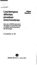 Tapa de Los tiempos difíciles prueban a los hombres