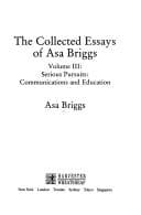 Tapa de The collected essays of Asa Briggs