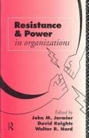 Tapa de Resistance and power in organizations