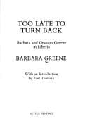 Tapa de Too late to turn back