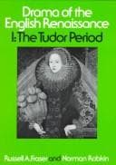Tapa de Drama of the English Renaissance