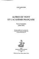 Tapa de Alfred de Vigny et l'Académie française