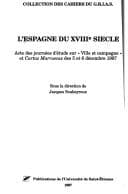 Tapa de L'Espagne du XVIIIe siècle