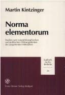 Tapa de Norma elementorum