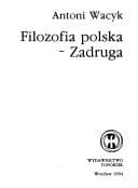 Tapa de Filozofia polska - Zadruga