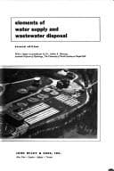 Tapa de Elements of water supply and wastewater disposal [by] Gordon Maskew Fair, John Charles Geyer [and] Daniel Alexander Okun