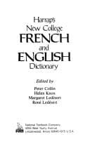 Tapa de Harrap's new collegiate French and English dictionary