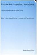 Tapa de Privatization, enterprises, participation
