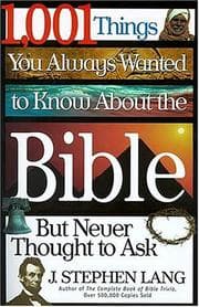 Tapa de 1,001 Things You Always Wanted to Know About the Bible, But Never Thought to Ask