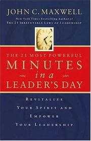 Tapa de The 21 most powerful minutes in a leader's day