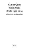 Tapa de Briefe 1959-1994