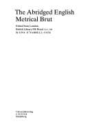 Tapa de The Abridged English metrical Brut