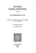 Tapa de Le Cinquiesme livre