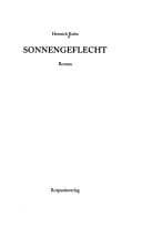 Tapa de Sonnengeflecht: Roman
