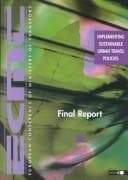 Tapa de Implementing sustainable urban travel policies : final report
