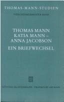 Tapa de Thomas Mann, Katia Mann - Anna Jacobson
