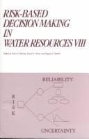 Tapa de Risk-based decision making in water resources VIII
