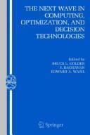 Tapa de The next wave in computing, optimization, and decision technologies