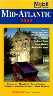 Tapa de Mobil travel guide Mid-Atlantic 2002