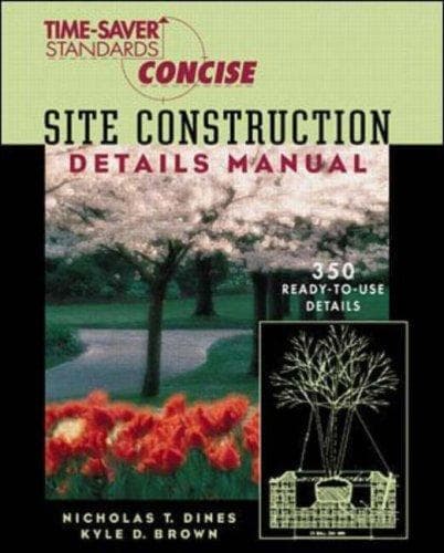 Tapa de Time-Saver Standards Site Construction Details Manual