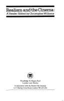 Tapa de Realism and Cinema (British Film Institute readers in film studies)