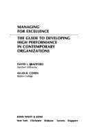 Tapa de Managing for excellence