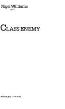 Tapa de Class Enemy