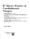 Tapa de Practice of cardiothoracic surgery