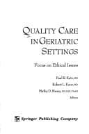 Tapa de Quality care in geriatric settings