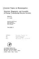 Tapa de Current topics in bioenergetics.