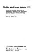 Tapa de Machine Aided Image Analysis 1978,
