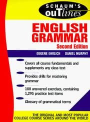 Tapa de Schaum's outline of English grammar