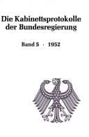 Tapa de Die Kabinettsprotokolle der Bundesregierung