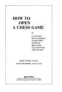 Tapa de How to Open a Chess Game