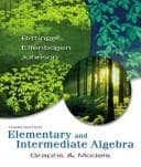 Tapa de Elementary and intermediate algebra