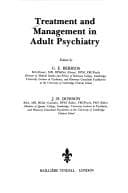 Tapa de Treatment and management in adult psychiatry