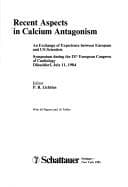 Tapa de Recent aspects in calcium antagonism