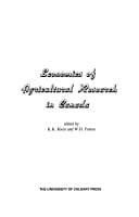 Tapa de Economics of Agricultural Research in Canada