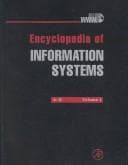 Tapa de Encyclopedia of information systems