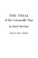 Tapa de The trial of the Catonsville Nine